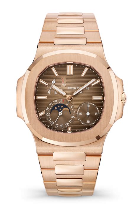 patek philippe nautilus rose gold used|gold patek nautilus price.